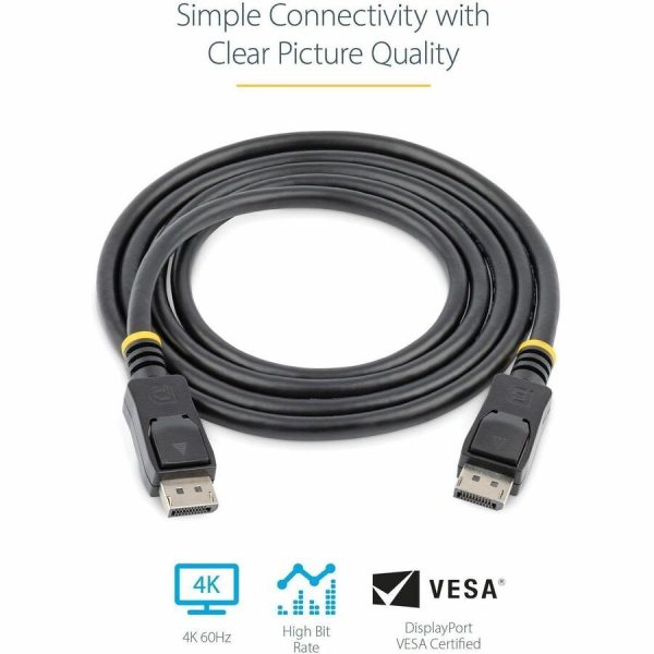 StarTech.com 10ft VESA Certified DisplayPort 1,2 Cable w/Latches, DP 4K 60Hz – Image 9