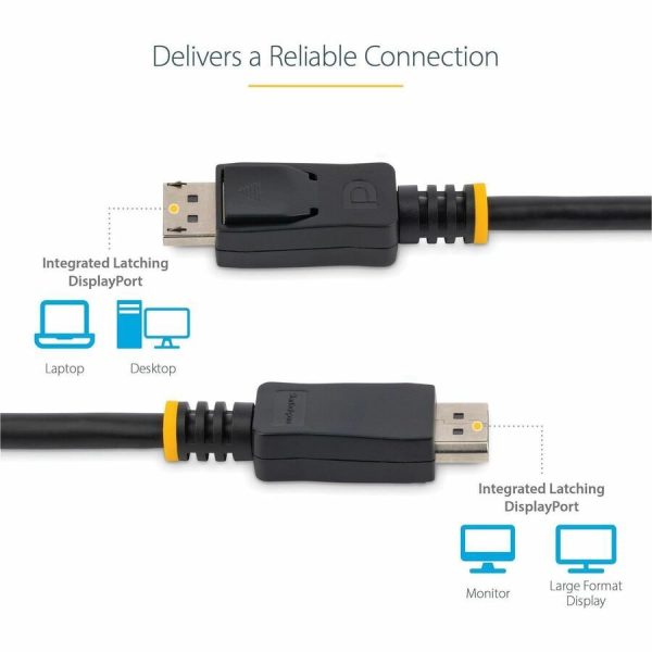 StarTech.com 10ft VESA Certified DisplayPort 1,2 Cable w/Latches, DP 4K 60Hz – Image 11