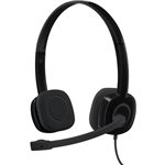 Logitech H151 Stereo Headset with Noise-Cancelling Mic - micro-casque