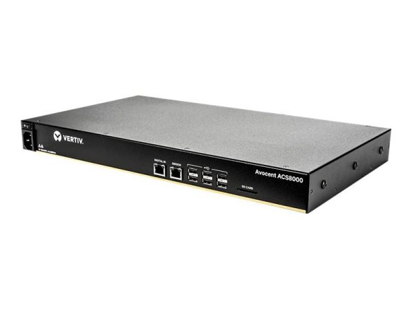 Vertiv Avocent ACS 8000 32-Port Serial Console Server, Single Internal AC Power Supply