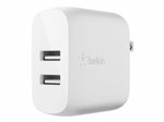 Belkin BoostCharge Dual USB-A Wall Charger 24 Watt + USB-A to Micro-USB cable - Power Adapter