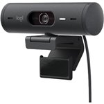 Logitech BRIO 500 Webcam - 4 Megapixel - 60 fps - Graphite - USB Type C