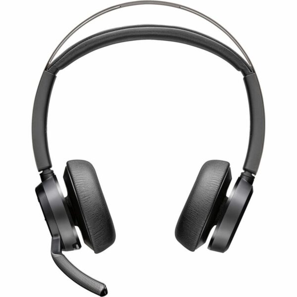Poly Voyager Focus 2 Microsoft Teams Certified USB-A Headset with Charging Stand – Image 3