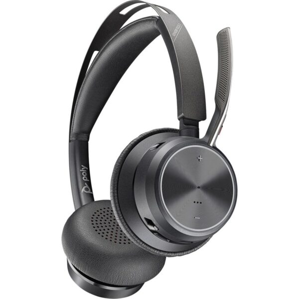 Poly Voyager Focus 2 Microsoft Teams Certified USB-A Headset with Charging Stand – Image 10