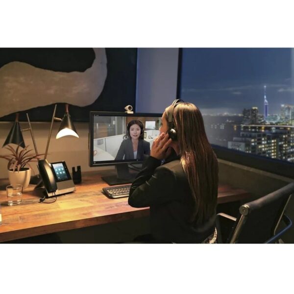 Poly Voyager Focus 2 Microsoft Teams Certified USB-A Headset with Charging Stand – Image 12